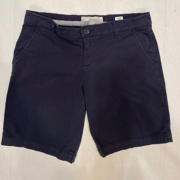 Aeropostale stretch Blue Shorts Size 9/10 - Picture 1 of 4
